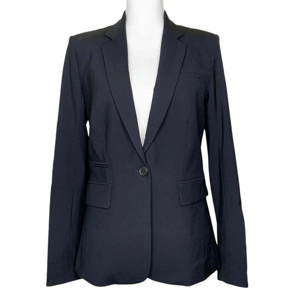 Veronica Beard Black Wool Single Button Classic D… - image 3